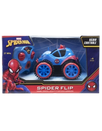 CONTROLE VEÍCULO SPIDER FLIP SPIDER -MAN 3 FUNÇÕES