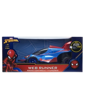 VEICULO WEB RUNNER RADIO CONTROLE 7 FUNC BAT RECAR