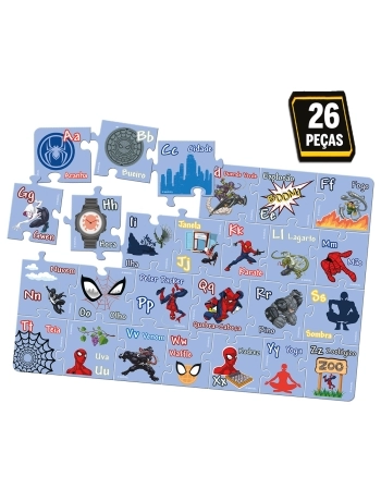 MONTANDO O ALFABETO DE A A Z SPIDER MAN