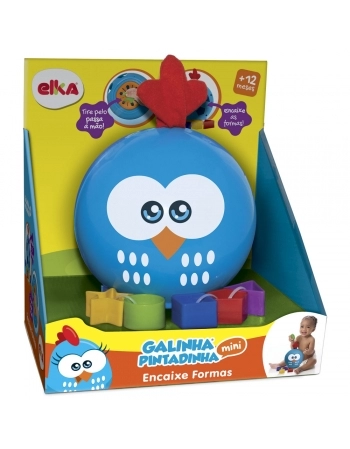 ENCAIXE FORMAS GALINHA PINTADINHA