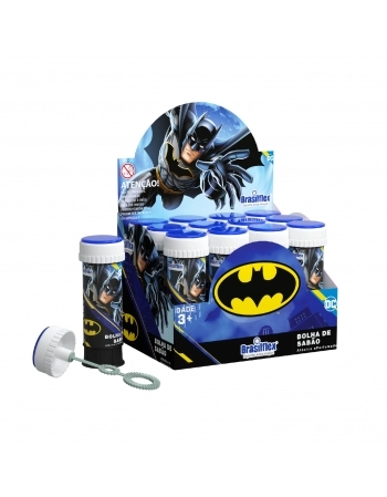 BOLHA DE SABÃO BATMAN CLÁSSICO 60 ML COM JOGO DISPLAY C/12