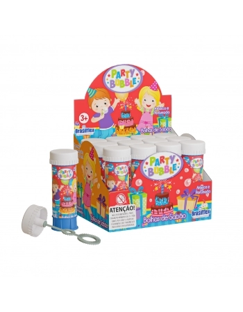 BOLHA DE SABÃO PARTY 60 ML DISPLAY C/12