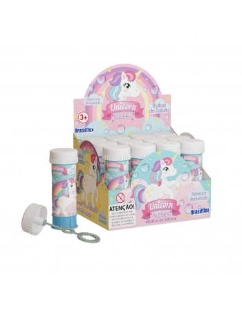 BOLHA DE SABÃO UNICORN 60 ML DISPLAY C/12