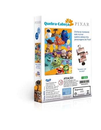 P. 100 PEÇAS PIXAR