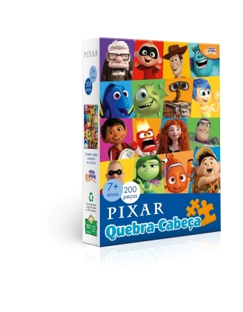 P. 200 PEÇAS PIXAR