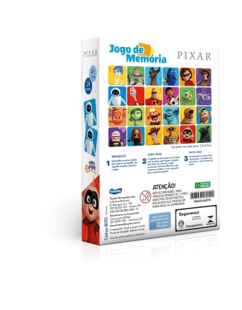 JOGO DE MEMÓRIA PIXAR