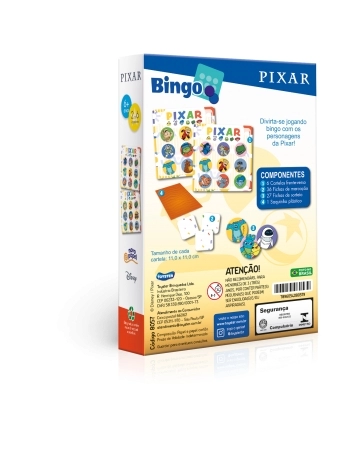 JOGO BINGO PIXAR