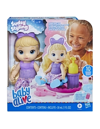 BABY ALIVE SUDSY STYLING LOIRA F5112
