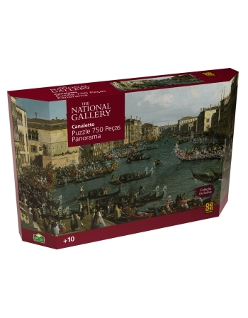 P. 750 PÇS PANORAMA NATIONAL GALLERY CANALETTO