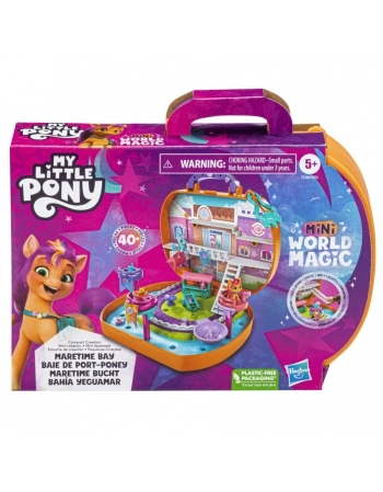 MLP MINI WORLD MUNDO MÁGICO PLAYSET MARETIME BAY F5248