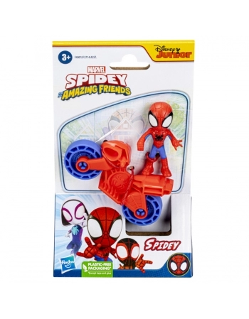 PLK SPIDEY FIGURA SPIDER E VEÍCULO F4001