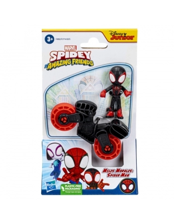 PLK SPIDEY FIGURA MILES E VEÍCULO F4002