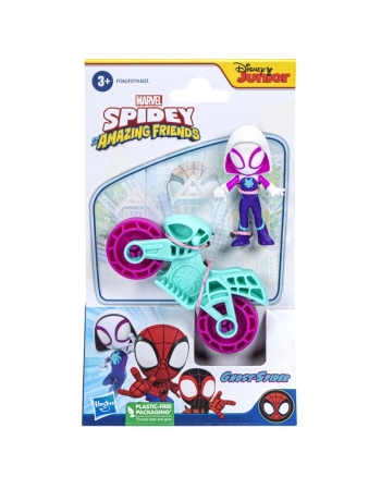 PLK SPIDEY FIGURA GHOST-SPIDER E VEÍCULO F7262