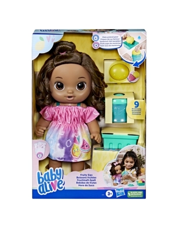 BABY ALIVE HORA DO SUCO MORENA F7357