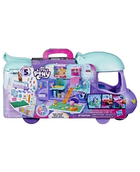 Conjunto de Mini Figuras e Acessórios - My Little Pony - Mini World Magic -  Trailer Mágico - Hasbro