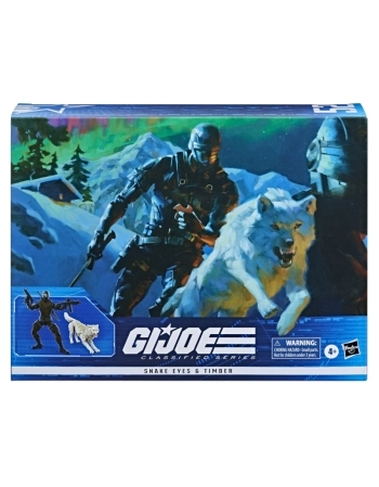 GI JOE CS FIGURA SNAKE EYES & TIMBER F4321