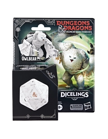 D&D FIGURA URSO CORUJA BRANCO F5214