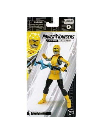 POWER RANGERS LC FIGURA BEAST MORPHERS RANGER AMARELA F4518