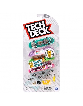 TECH DECK SKATE DE DEDO ULTRA DLX PACK COM 4 SORTIDO