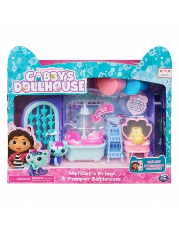 GABBYS DOLLHOUSE BANHEIRO DE LUXO COM SEREIATA 3069