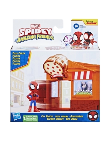 PLK SPIDEY SAF CITY BLOCKS PIZZA SPIDEY F8360
