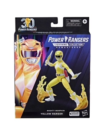 POWER RANGERS LC REMASTERED MIGHTY MORPHIN RANGER AMARELA F7385