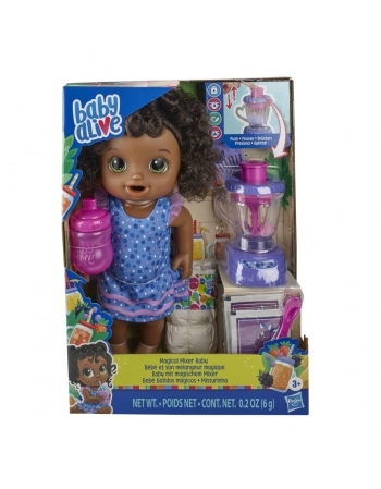 BABY ALIVE MISTURINHA EXPLOSÃO DE SABOR NEGRA E6945