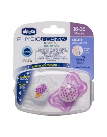 CHUPETA PHYSIO LIGHT 16-36M MENINA 71035110000