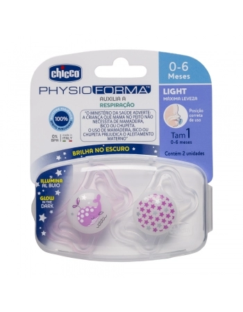 CHUPETA PHYSIO LIGHT 0-6M MENINA 71031110000