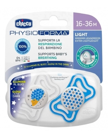 CHUPETA PHYSIO LIGHT 16-36M MENINO 71035210000