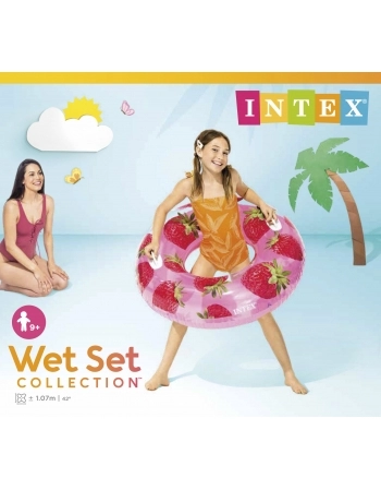 BÓIA INFLÁVEL ESTAMPADA FRUTAS TROPICAIS SORTIDO 56261