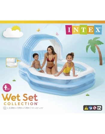 PISCINA FAMILIAR PARAÍSO COM COBERTURA 530 LTS 57186