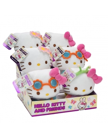 HELLO KITTY E AMIGOS PELÚCIA PÁSCOA 8" SORTIDO 3875