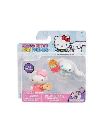 HELLO KITTY PACK 2 FIGURAS E ACESSÓRIOS 2" SORTIDO 3870