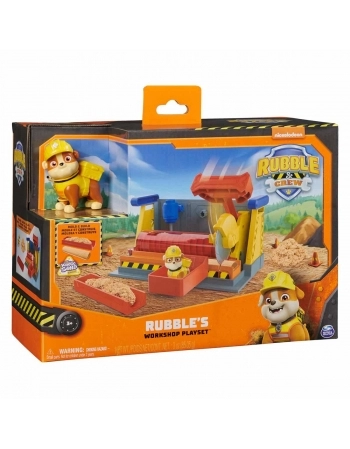 PATRULHA CANINA RUBBLE E CREW PLAYSET DE CONSTRUÇÃO 3798