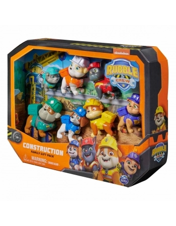 PATRULHA CANINA RUBBLE E CREW SET FIGURAS SORTIDAS 3793