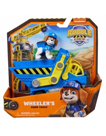 PATRULHA CANINA RUBBLE E CREW VEÍCULO TEMATICO WHEELER 3796
