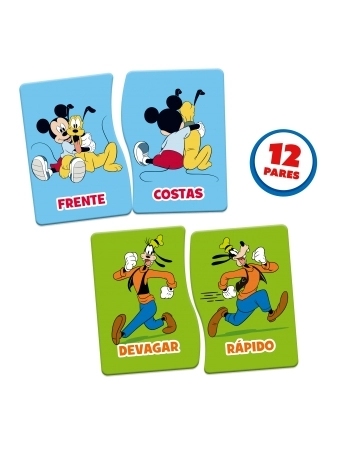 JOGO MICKEY APRENDENDO OS OPOSTOS - 8073