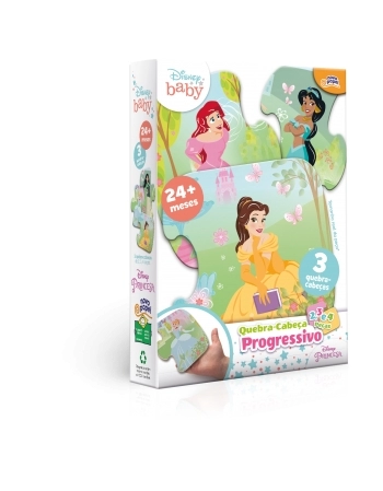 P. PROGRESSIVO PRINCESAS ( 2,3,4 PEÇAS ) - 8070