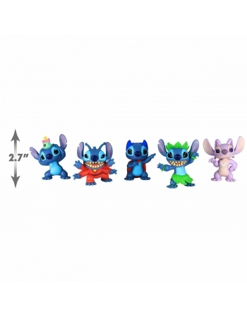 DOORABLES SET 5 FIGURAS 3" STITCH SORTIDO 3991