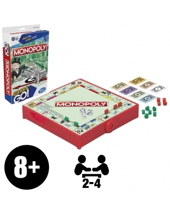 JOGO MONOPOLY GRAB & GO F8256