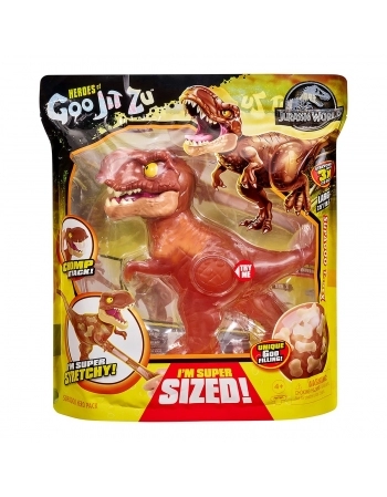 GOO JIT ZU HERÓIS JURASSIC WORLD SUPAGGO T-REX - 3163