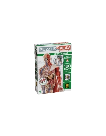 P. 100PÇ PLAY GIGANTE - CORPO HUMANO 3636