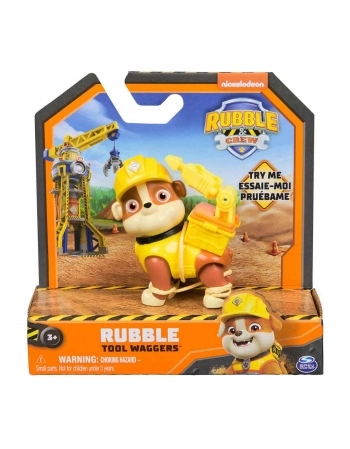 PATRULHA CANINA RUBBLE E CREW FIGURAS SORTIDAS 3592