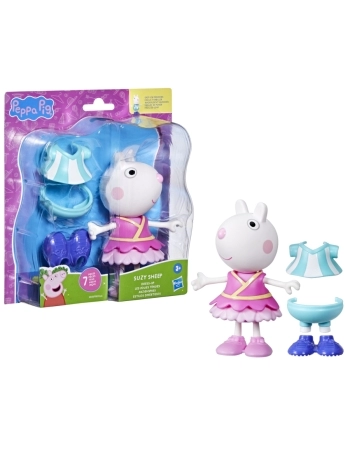 PEPPA PIG FIGURA SUZY OVELHA ESTILOS DIVERTIDOS G0330
