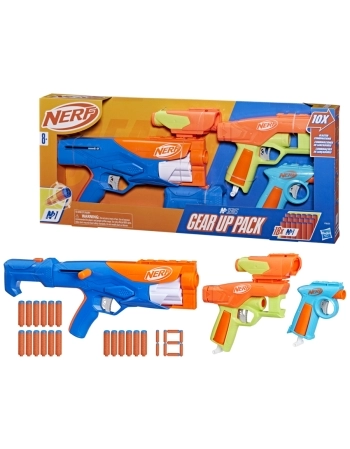 NERF N SERIES GEAR UP PACK COM 3 F8634