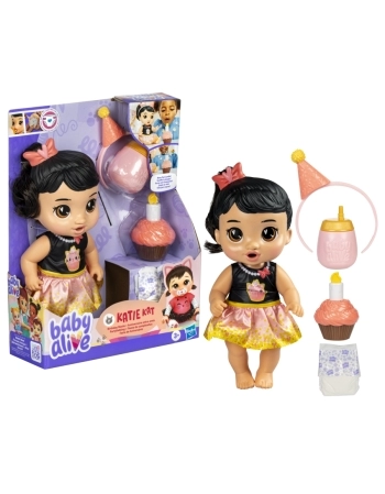 BABY ALIVE FESTA DE ANIVERSÁRIO KATIE KAT MORENA G0341