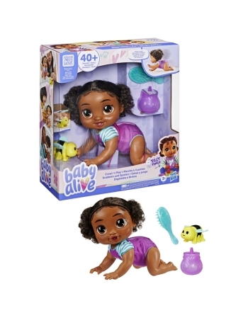 BABY ALIVE ENGATINHA E BRINCA TILLY TINKER NEGRA F9711