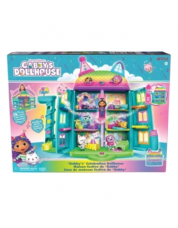 GABBYS DOLLHOUSE PLAYSET CASA DA GABBYS ESPECIAL CELEBRAÇÃO 3964