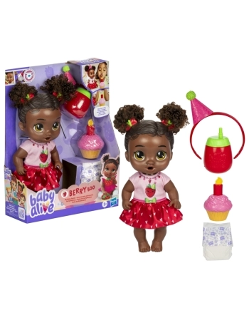 BABY ALIVE FESTA DE ANIVERSÁRIO BERRY BOO NEGRA G0342